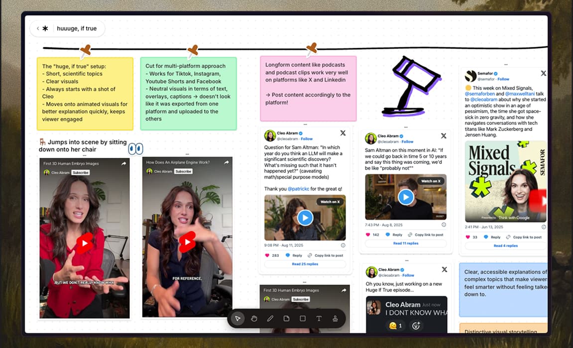 Image of Antivault's moodboard feature